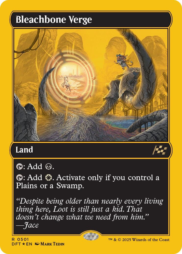 Bleachbone Verge (First-Place Foil) (501) (Aetherdrift)
