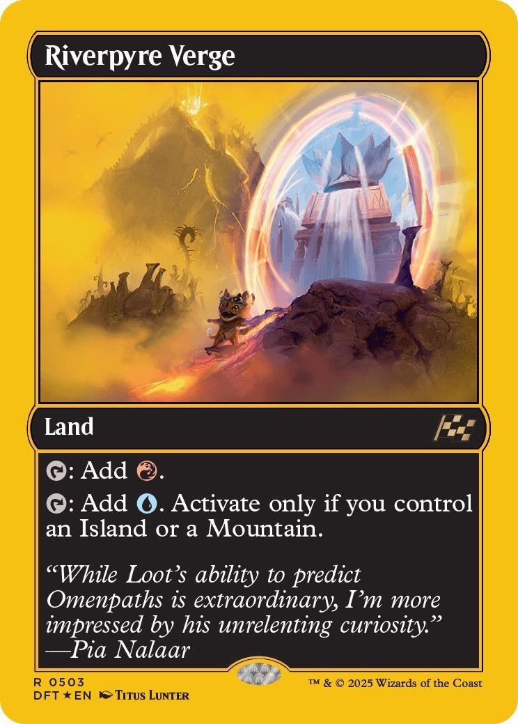 Riverpyre Verge (First-Place Foil) (503) (Aetherdrift)