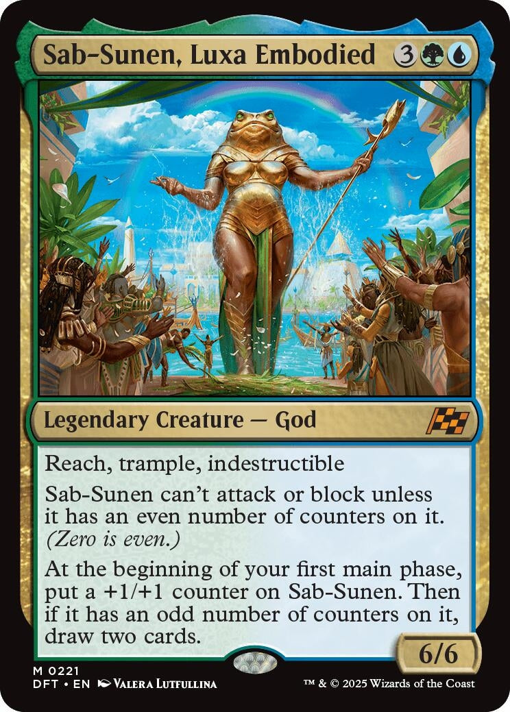 Image for Sab-Sunen, Luxa Embodied (221) (Aetherdrift) - Magic: The Gathering