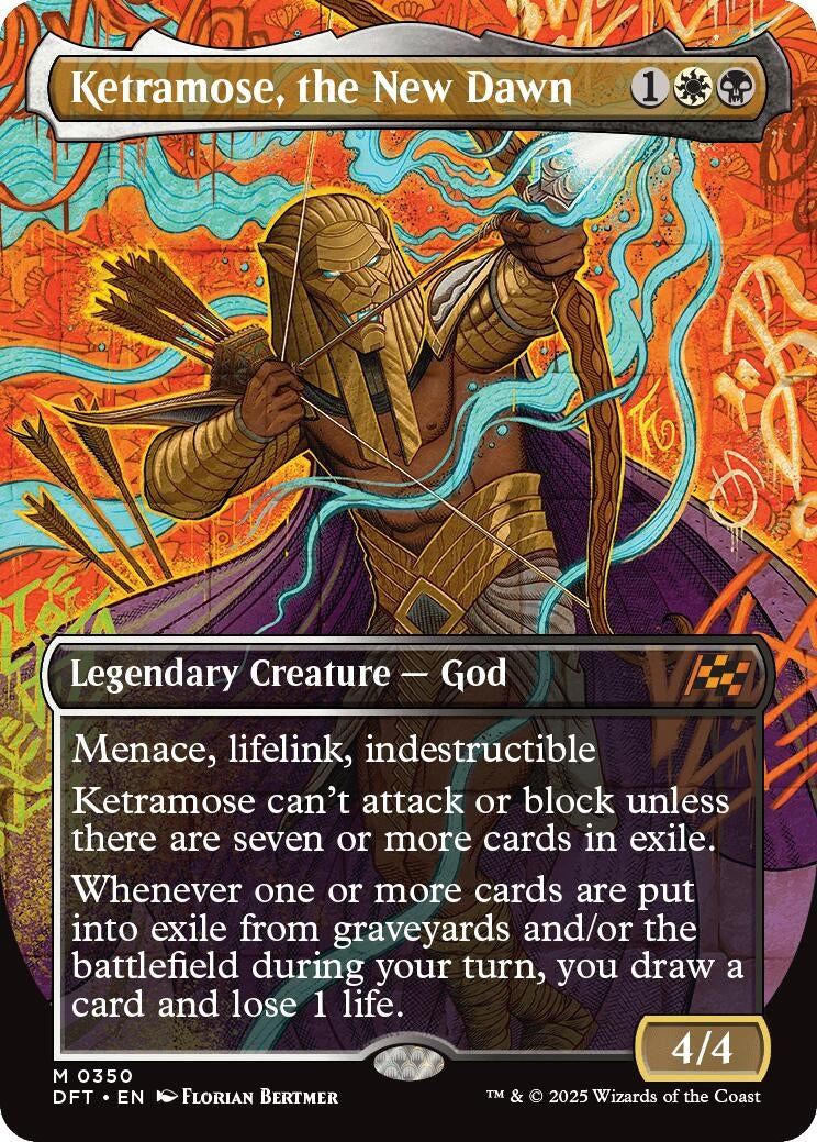 Image for Ketramose, the New Dawn (Borderless) (350) (Aetherdrift) - Magic: The Gathering