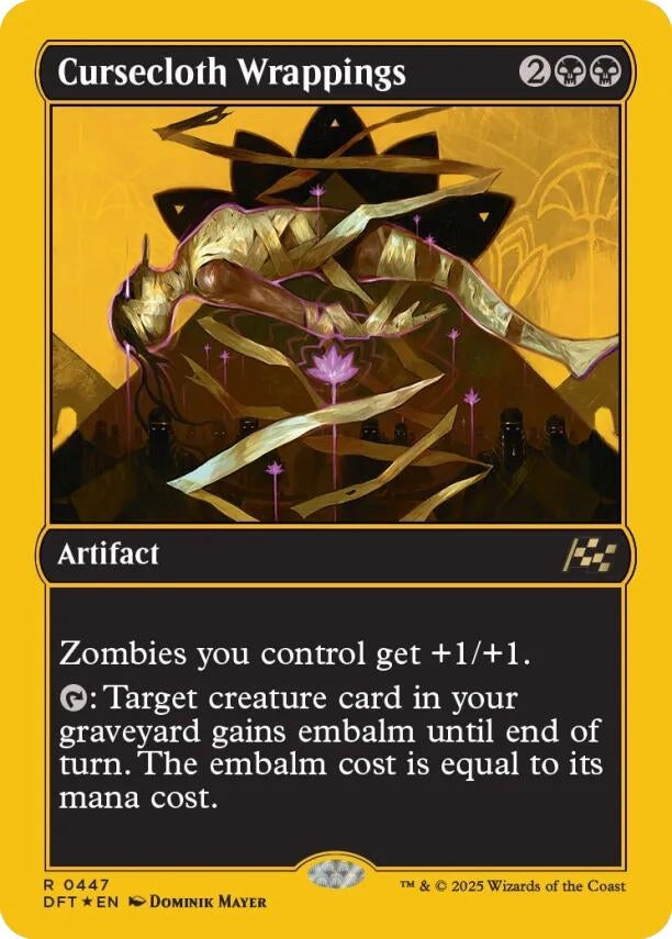 Cursecloth Wrappings (First-Place Foil) (447) (Aetherdrift)