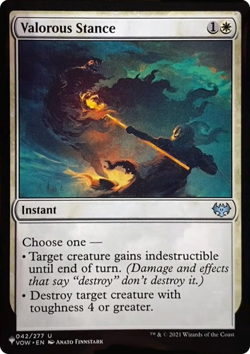 Image for Valorous Stance (VOW) (042/277) - Magic: The Gathering