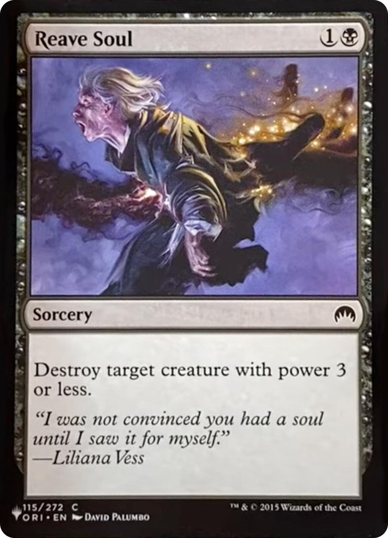 Reave Soul (115/272) (The List Reprints)