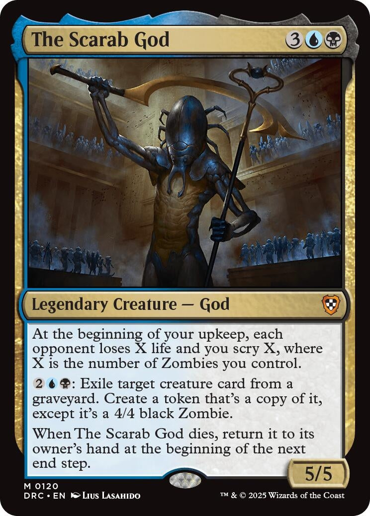 The Scarab God (120) (Commander: Aetherdrift) (DRC)