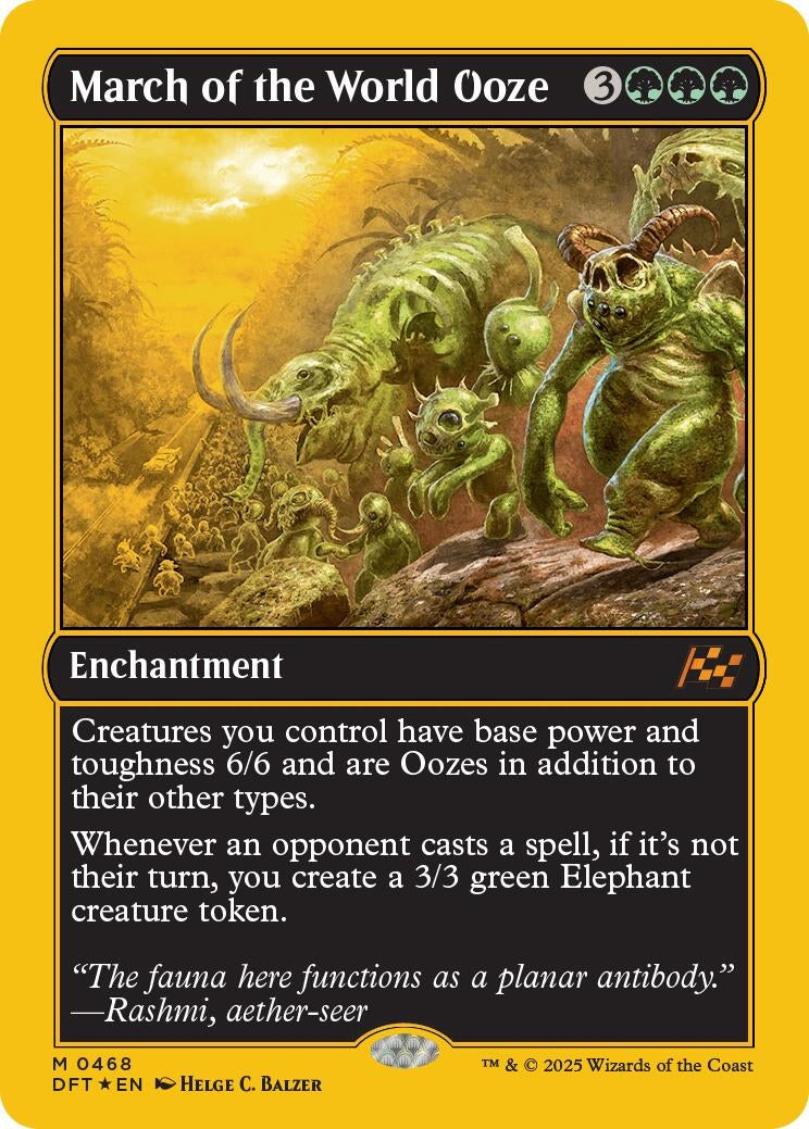 March of the World Ooze (First-Place Foil) (468) (Aetherdrift)