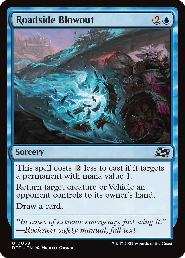 Image for Roadside Blowout (58) (Aetherdrift) - Magic: The Gathering