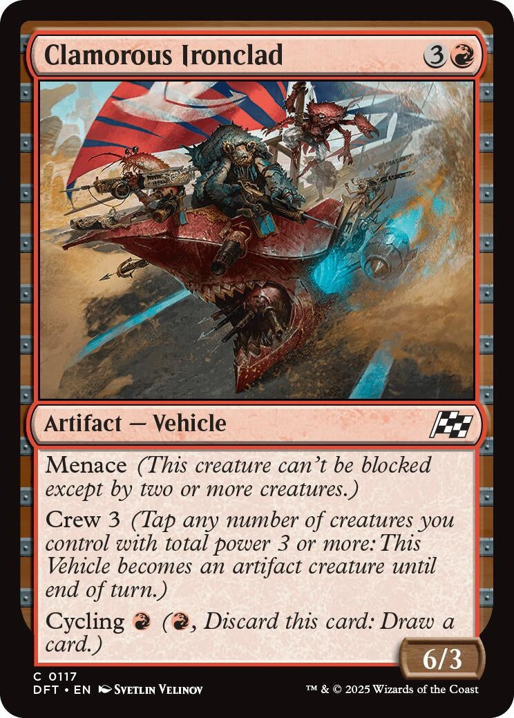 Clamorous Ironclad (117) (Aetherdrift)