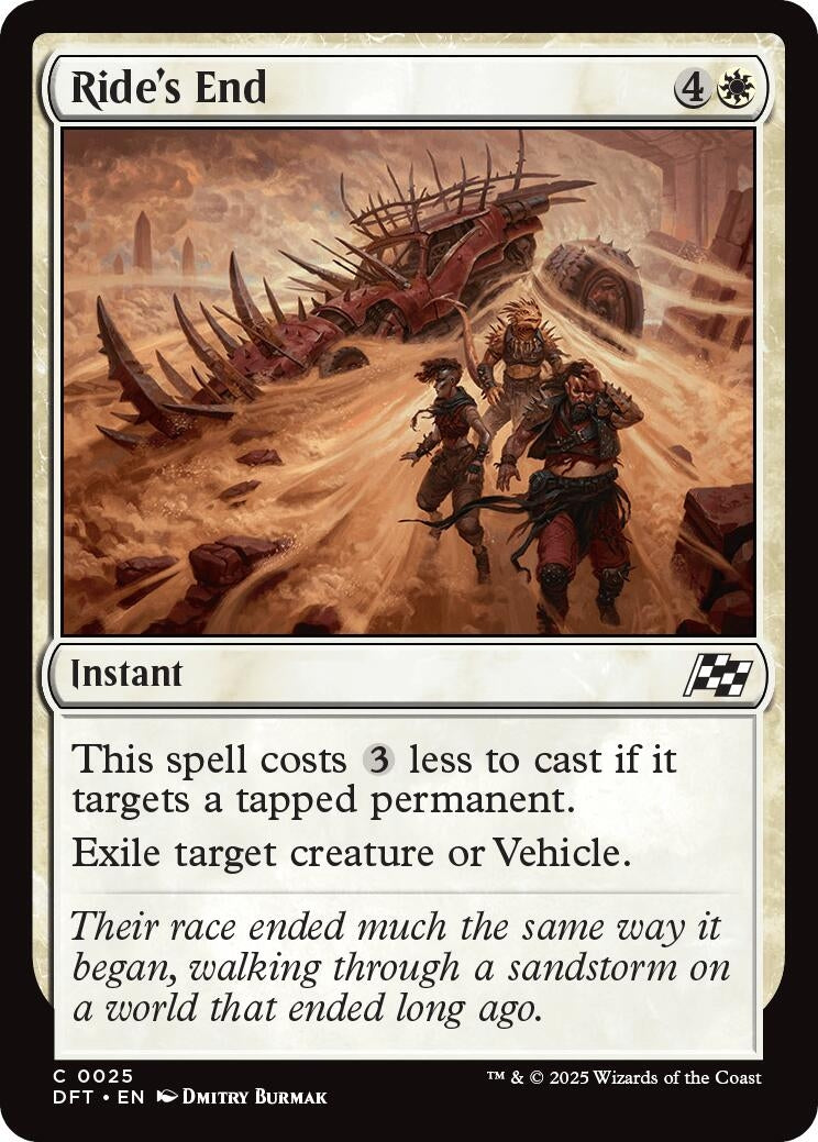 Image for Ride's End (25) (Aetherdrift) - Magic: The Gathering