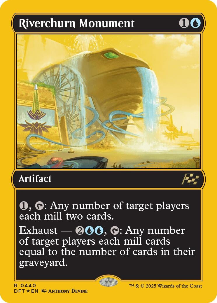 Riverchurn Monument (First-Place Foil) (440) (Aetherdrift)