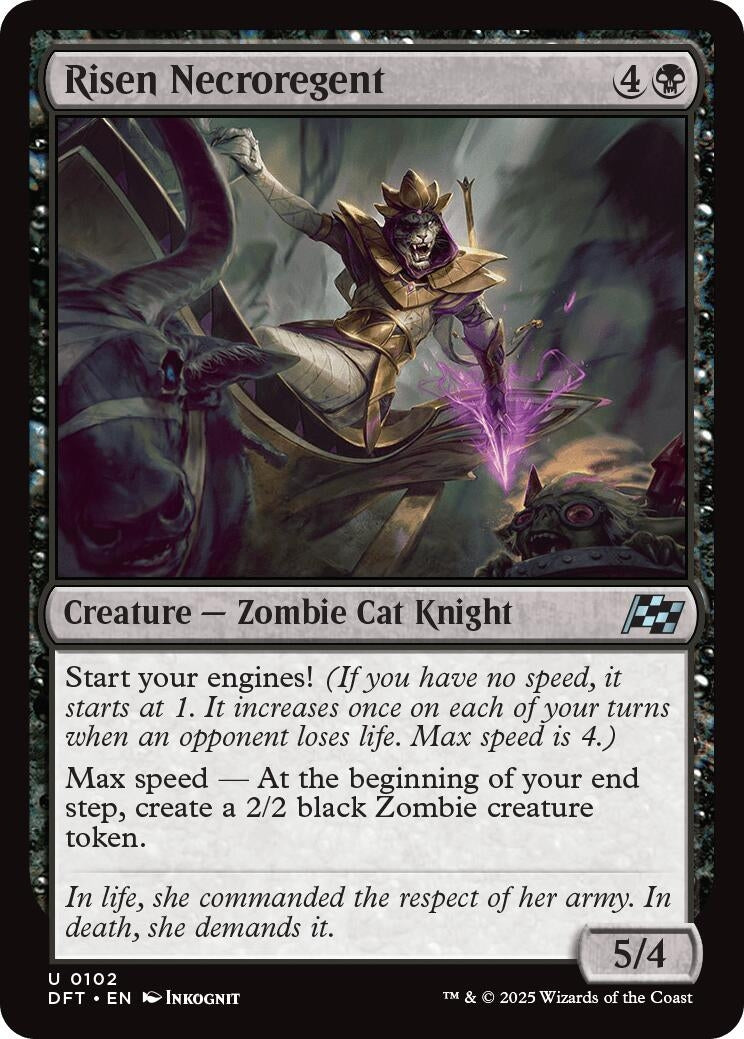 Image for Risen Necroregent (102) (Aetherdrift) - Magic: The Gathering