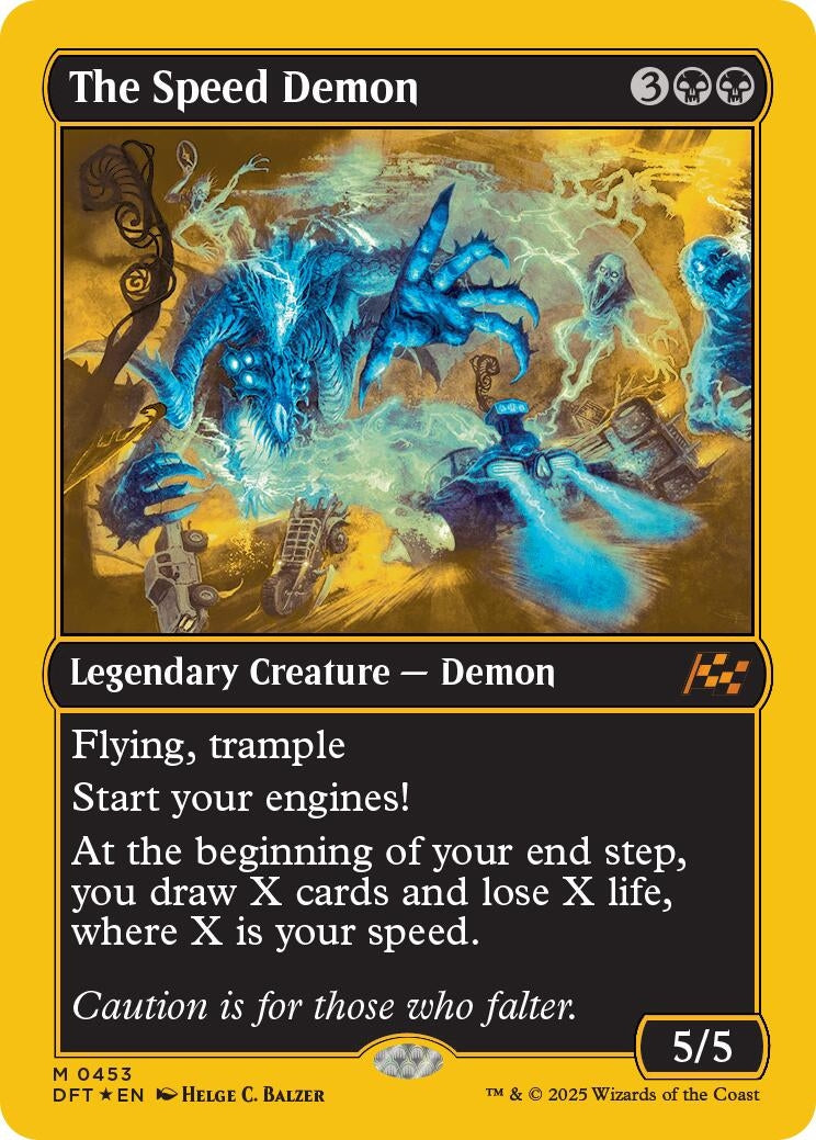 Image for The Speed Demon (First-Place Foil) (453) (Aetherdrift) - Magic: The Gathering