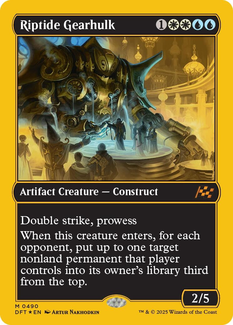 Riptide Gearhulk (First-Place Foil) (490) (Aetherdrift)