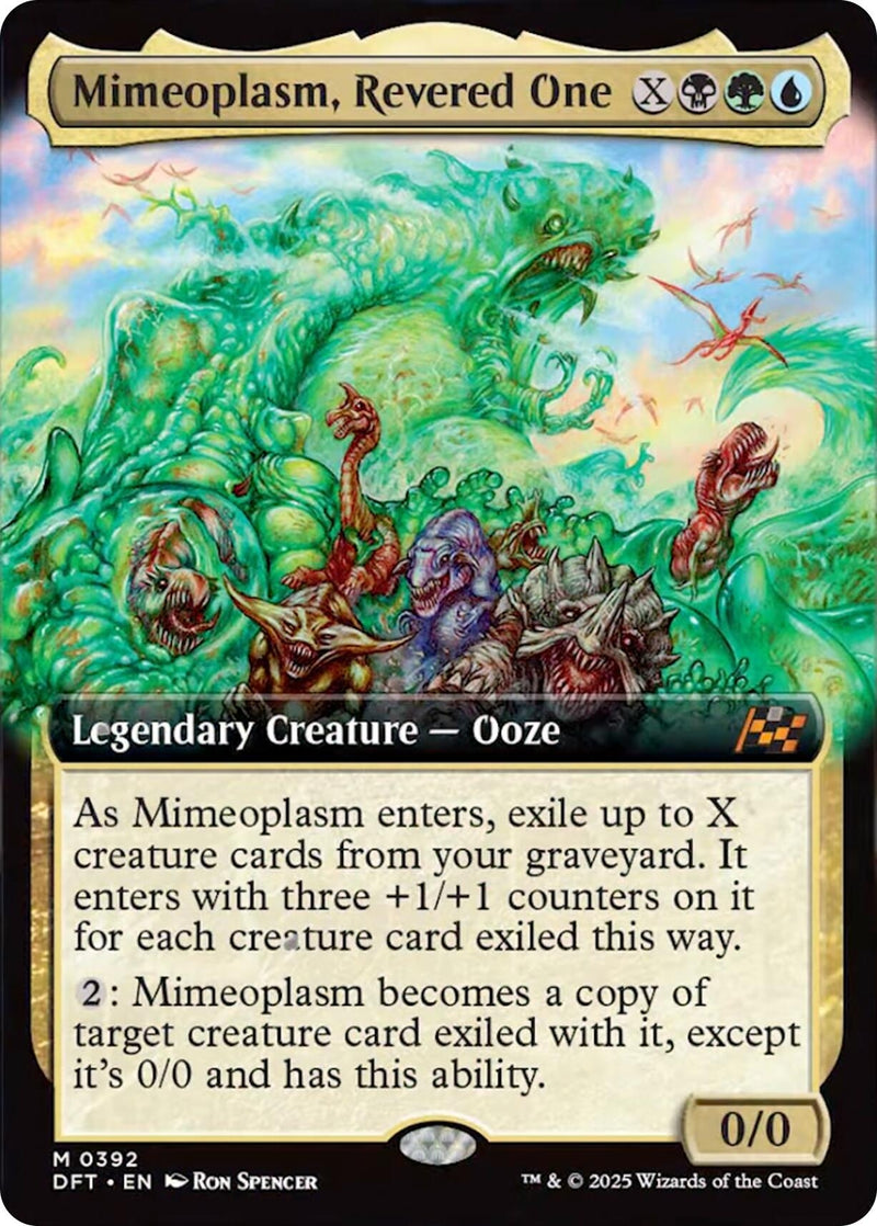 Image for Mimeoplasm, Revered One (Extended Art) (392) (Aetherdrift) - Magic: The Gathering