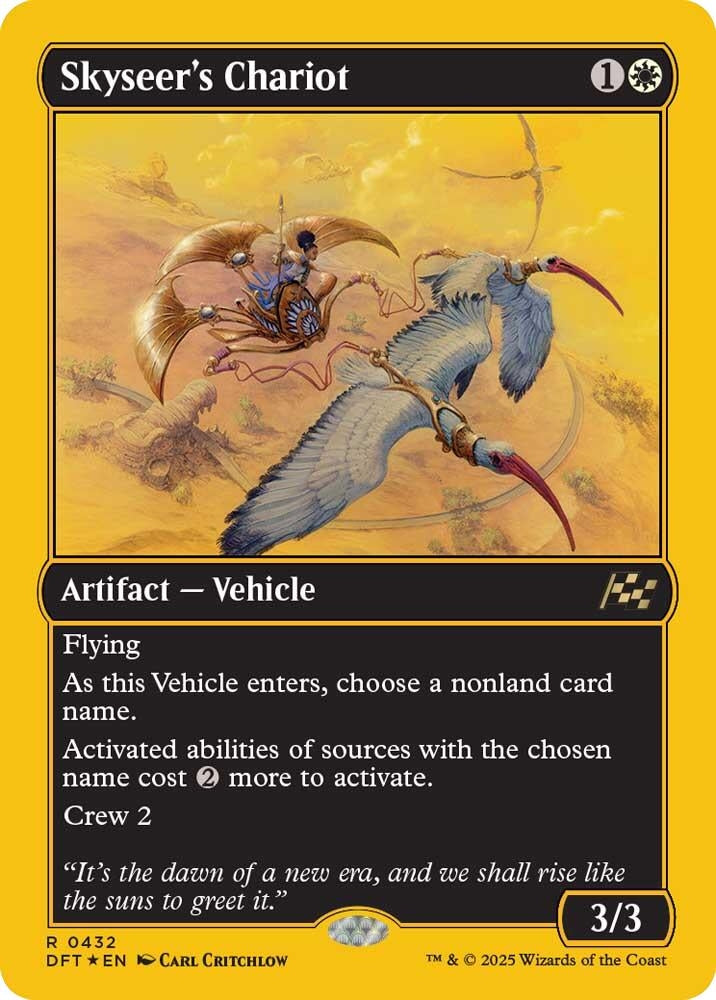 Skyseer's Chariot (First-Place Foil) (432) (Aetherdrift)