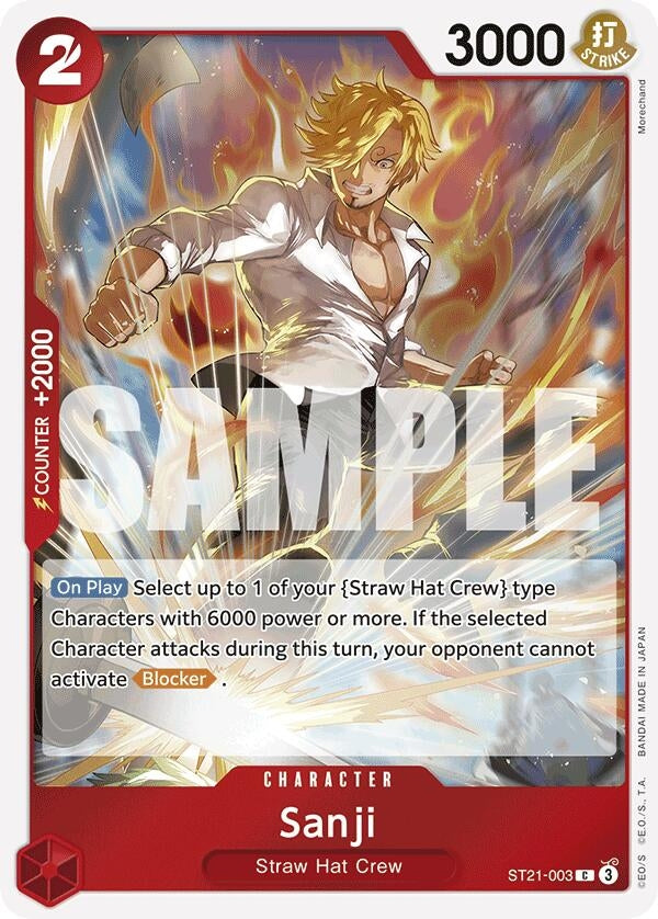 Sanji (ST21-003) (Starter Deck EX: Gear 5)