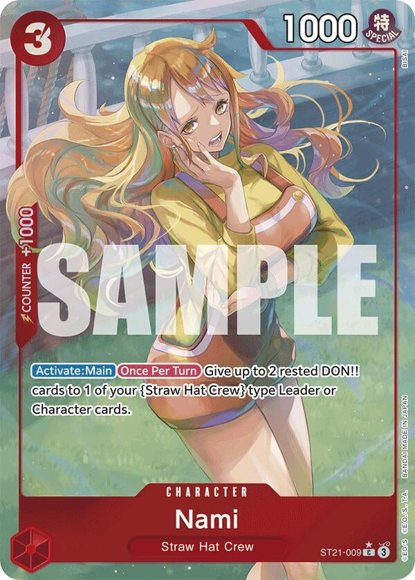 Image for Nami (Parallel) (ST21-009) (Starter Deck EX: Gear 5) - One Piece Card Game