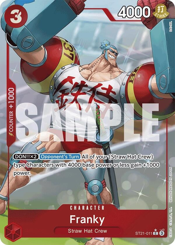 Franky (Parallel) (ST21-011) (Starter Deck EX: Gear 5)