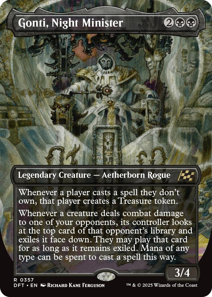 Image for Gonti, Night Minister (Borderless) (357) (Aetherdrift) - Magic: The Gathering