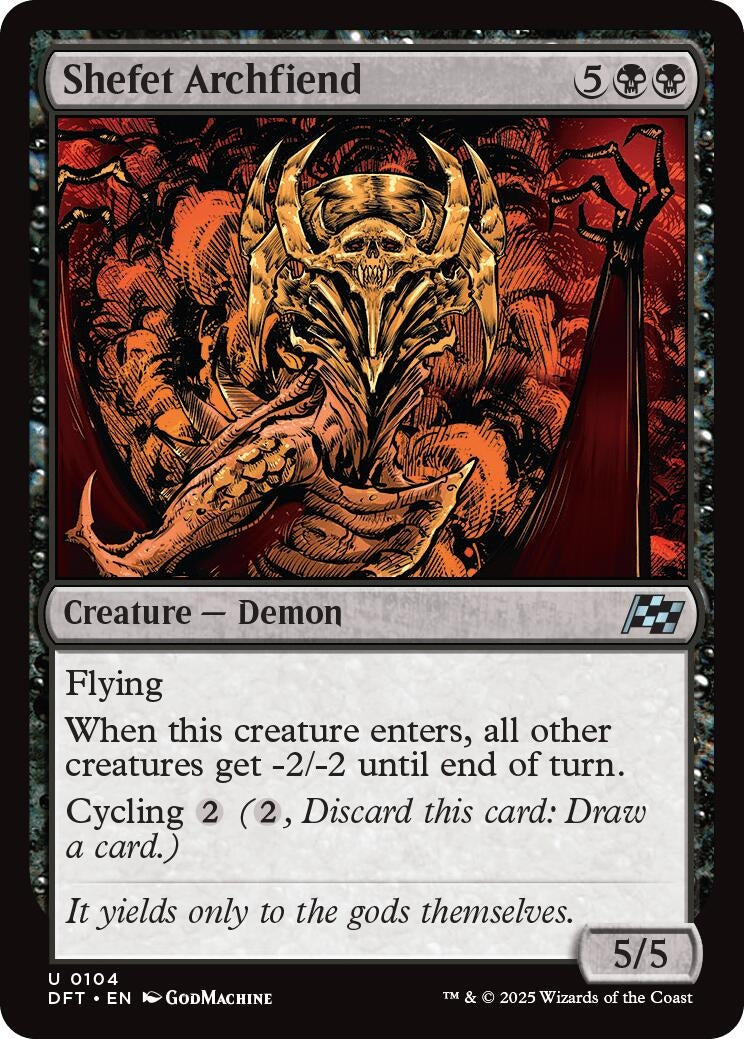 Shefet Archfiend (104) (Aetherdrift)