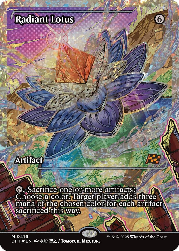 Radiant Lotus (Showcase) (Fracture Foil) (416) (Aetherdrift)