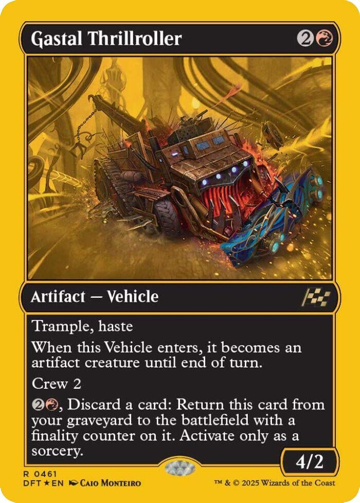 Gastal Thrillroller (First-Place Foil) (461) (Aetherdrift)