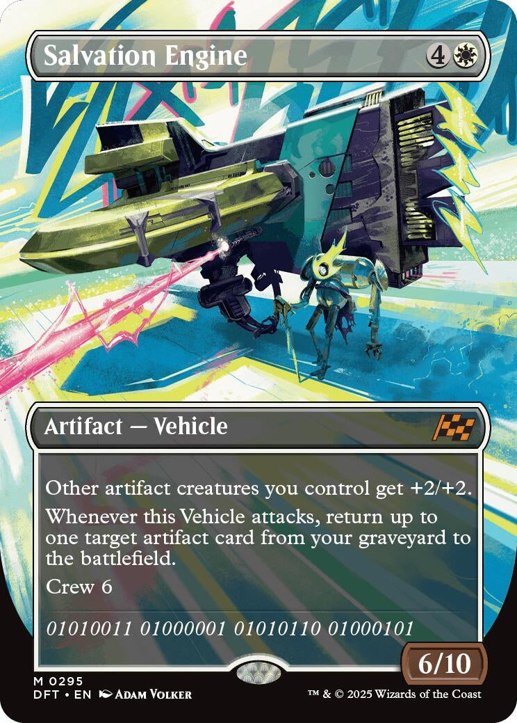 Image for Salvation Engine (Borderless) (295) (Aetherdrift) - Magic: The Gathering