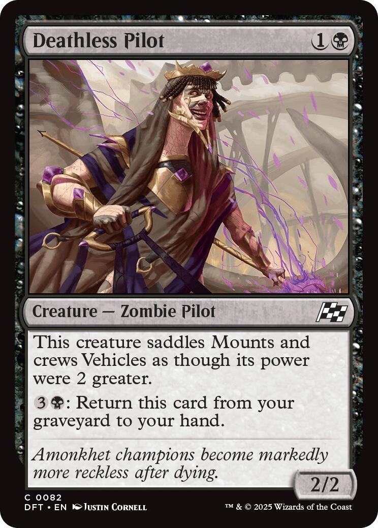 Image for Deathless Pilot (82) (Aetherdrift) - Magic: The Gathering