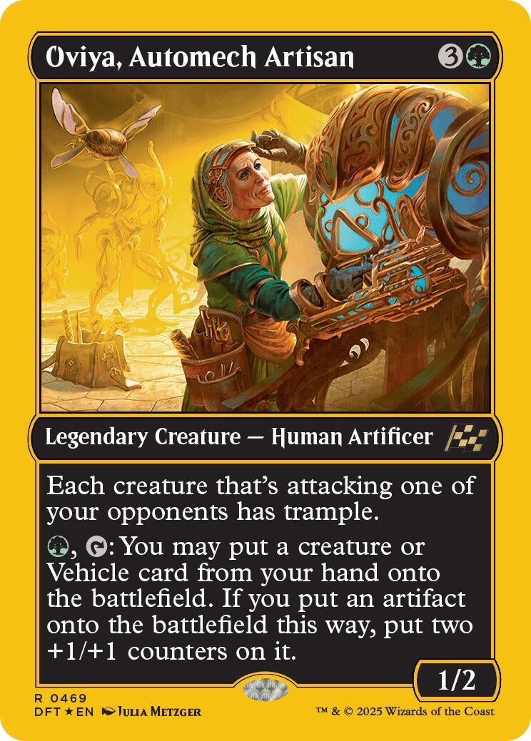 Oviya, Automech Artisan (First-Place Foil) (469) (Aetherdrift)