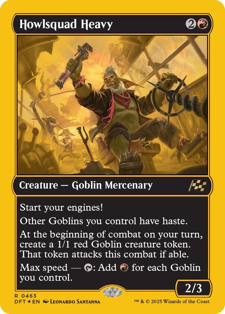 Howlsquad Heavy (First-Place Foil) (463) (Aetherdrift)