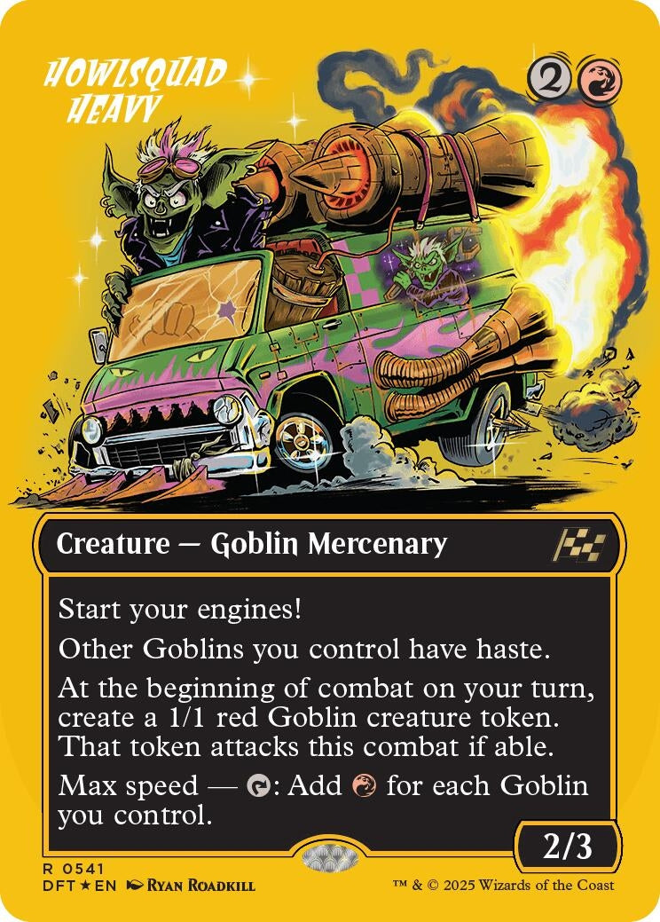 Howlsquad Heavy (Borderless) (First-Place Foil) (541) (Aetherdrift)
