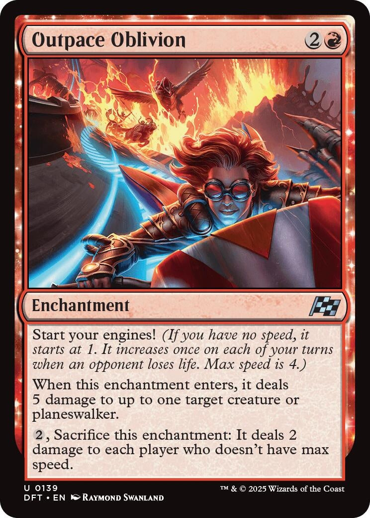 Image for Outpace Oblivion (139) (Aetherdrift) - Magic: The Gathering