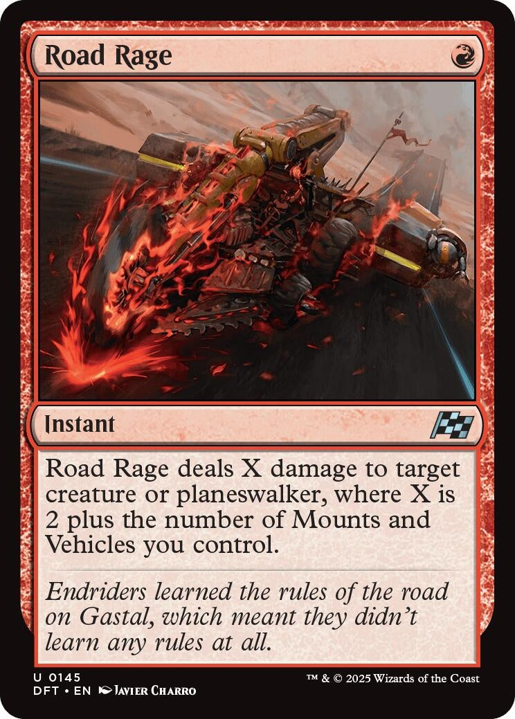 Image for Road Rage (145) (Aetherdrift) - Magic: The Gathering