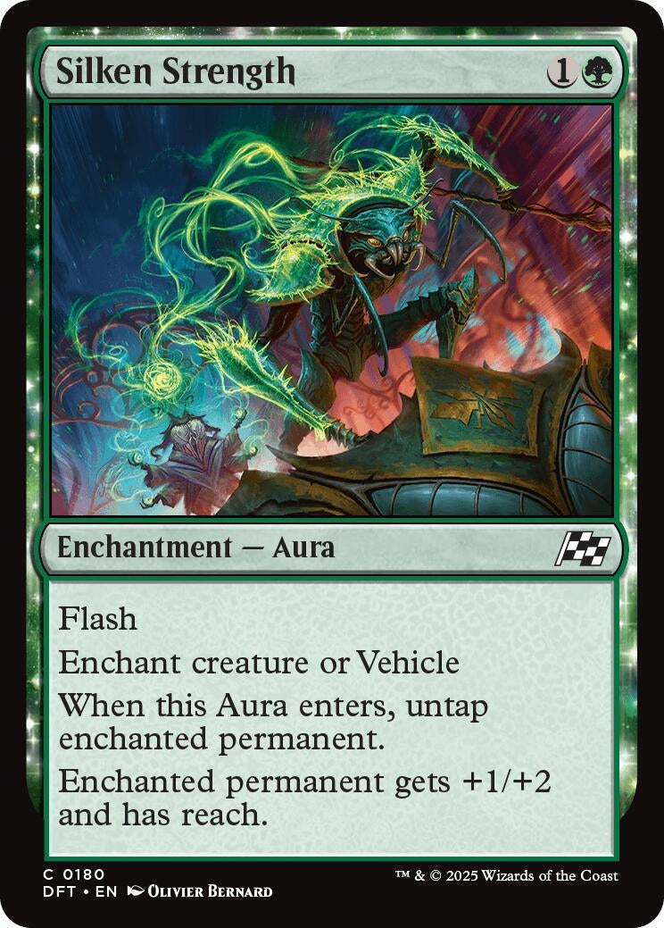 Image for Silken Strength (180) (Aetherdrift) - Magic: The Gathering