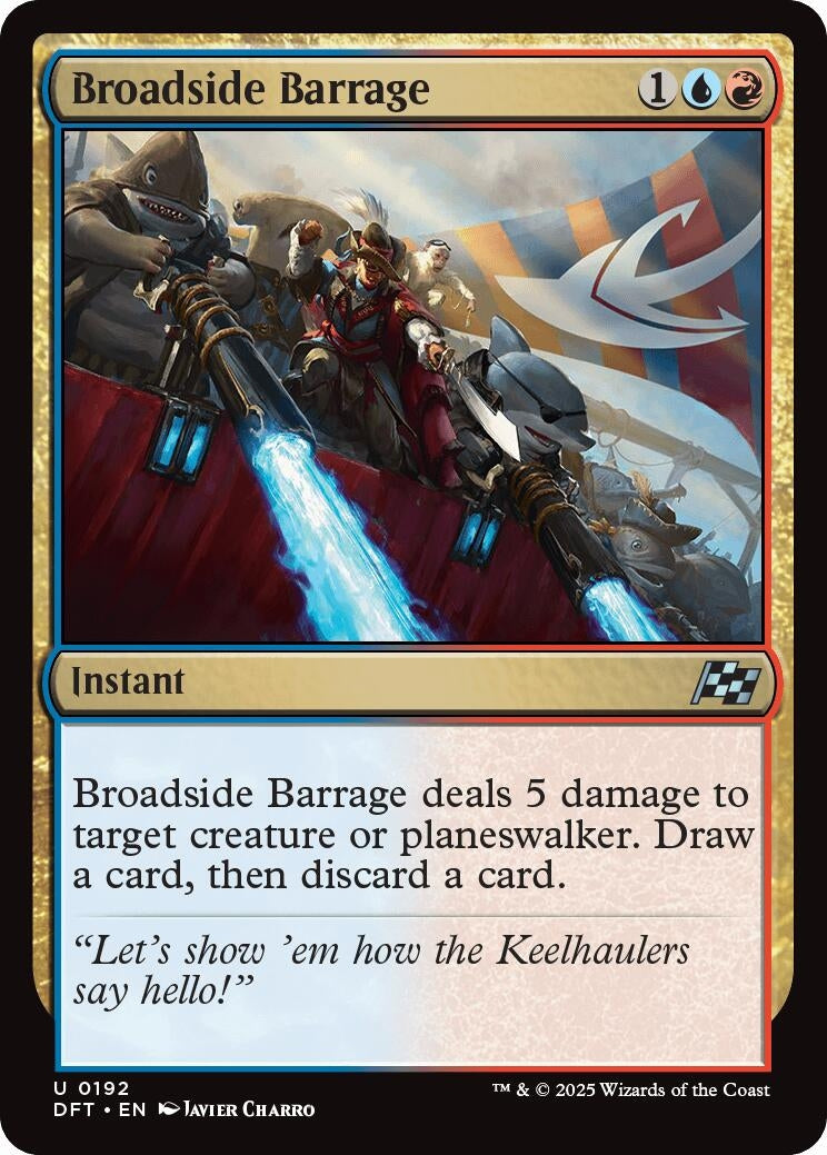 Image for Broadside Barrage (192) (Aetherdrift) - Magic: The Gathering