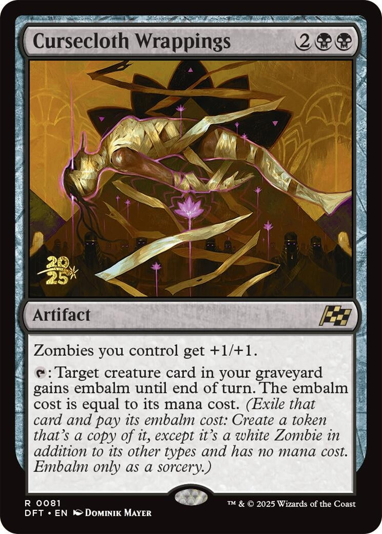 Cursecloth Wrappings (81) (Prerelease Cards)