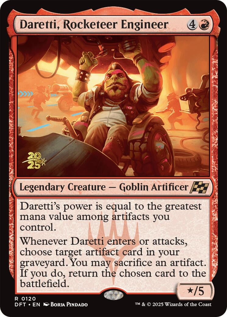 Daretti, Rocketeer Engineer (120) (Prerelease Cards)