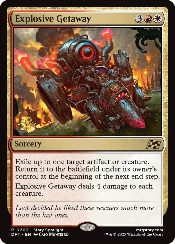 Explosive Getaway (202) (Prerelease Cards)