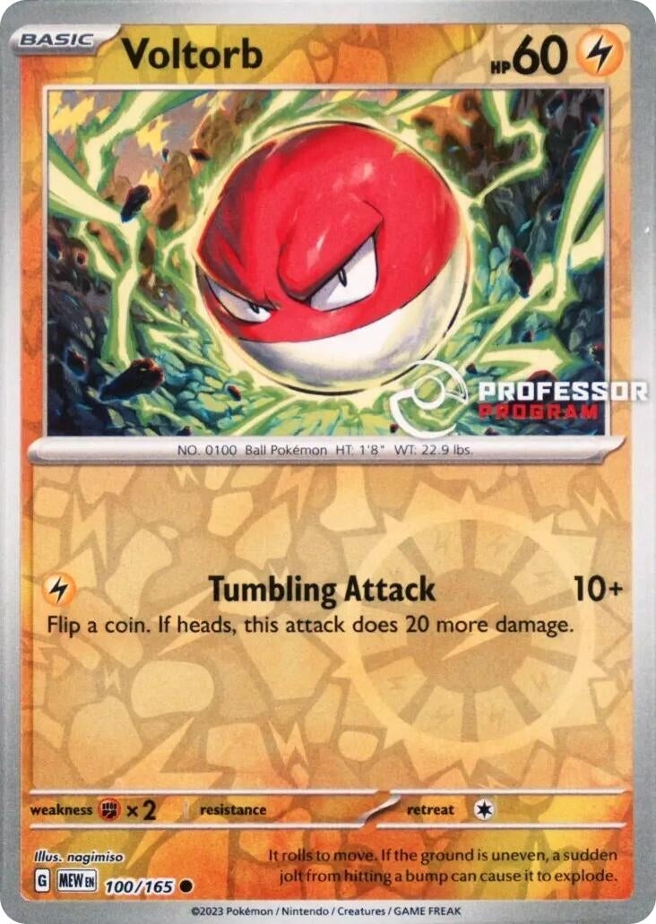 Voltorb (100/165) (Professor Program Promos)