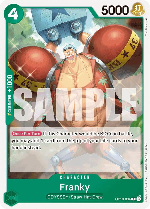 Franky (034) (OP10-034) (Royal Blood)