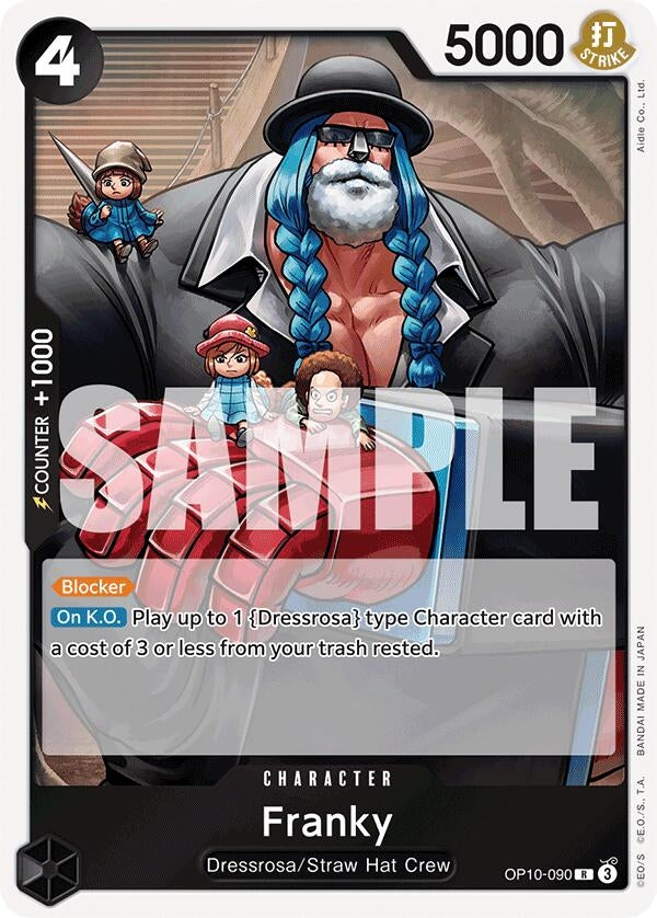 Franky (090) (OP10-090) (Royal Blood)