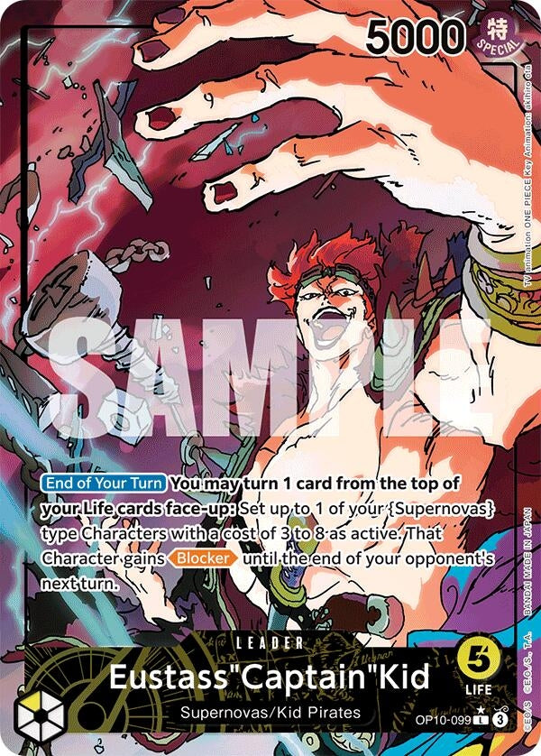 Eustass"Captain"Kid (099) (Parallel) (OP10-099) (Royal Blood)