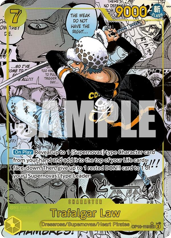 Trafalgar Law (119) (Manga) (OP10-119) (Royal Blood)