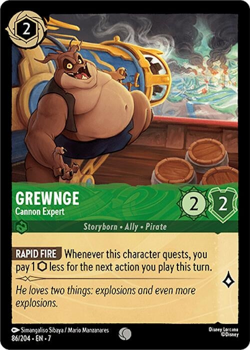 Grewnge - Cannon Expert (86/204) (Archazia's Island)