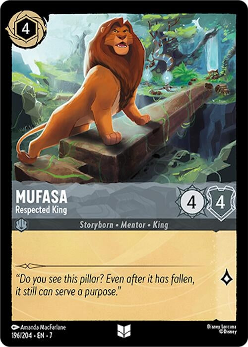 Mufasa - Respected King (196/204) (Archazia's Island)