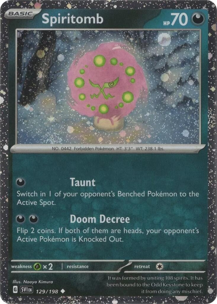Image for Spiritomb - 129/198 (Cosmos Holo) (129/198) (Miscellaneous Cards & Products) - Pokemon