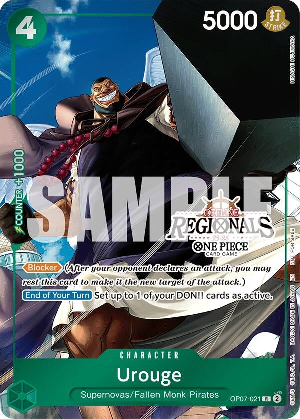 Image for Urouge (Offline Regional Participation Pack 2025 Vol.1) (OP07-021) (One Piece Promotion Cards) - One Piece Card Game