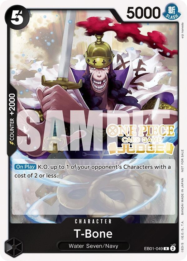 Image for T-Bone (Judge Pack Vol. 5) (EB01-049) (One Piece Promotion Cards) - One Piece Card Game