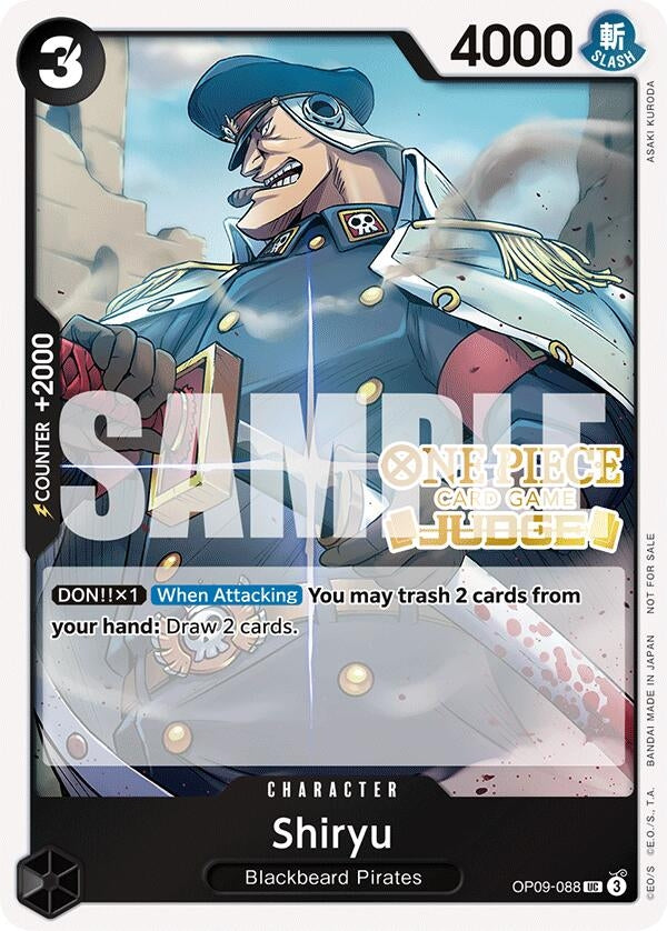 Shiryu (Judge Pack Vol. 5) (OP09-088) (One Piece Promotion Cards)
