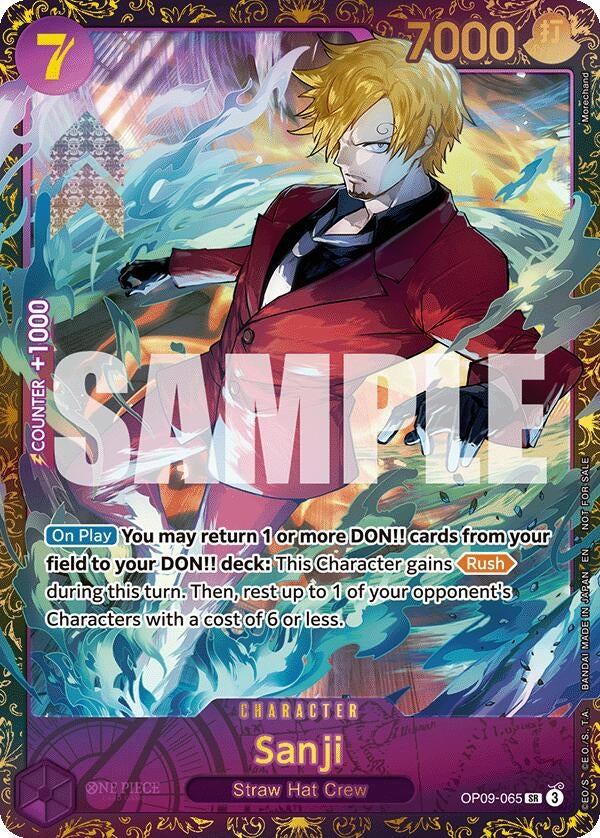 Sanji (Championship 25-26 Regionals Season 1) (OP09-065) (One Piece Promotion Cards)