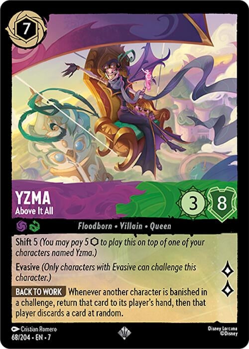 Image for Yzma - Above It All (68/204) (Archazia's Island) - Disney Lorcana